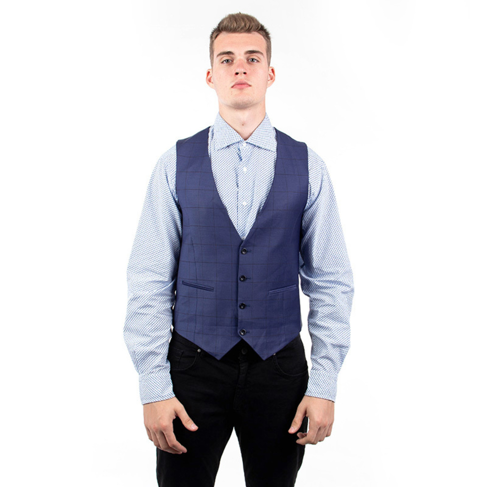 BEYMEN BLUE CLASSIC VEST | MENS SIZE M